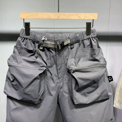 Hearujoy Men's Casual Pants Summer Street Fashion Simple Workwear Harem Mid Pants New High Quality Loose Thin Unique Shorts for Men