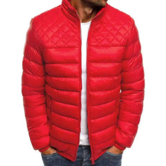 HEARUJOY  -  Winter Style Men's Solid Color Hooded Cotton Jacket Jacket Cotton Jacket