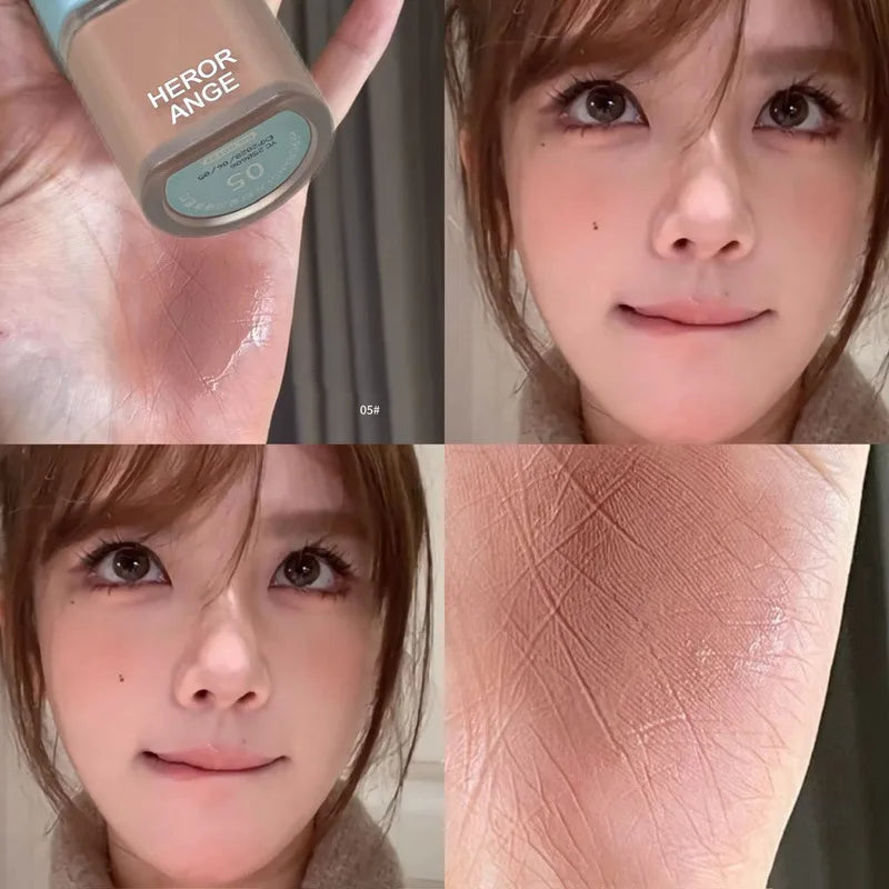 YICKYUE  -  Matte Liquid Blusher Makeup Natural Rouge Low Saturation Grey Pink Brown Blush Clear Nude Face Cheek Tint Blusher Cosmetics