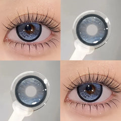 YICKYUE  -  2PCS Colorld Contacts Lenses for Eyes Beauty Pupils Blue Lenses Yearly Brown Contacts Natural Grey Pupils Korean Lenses