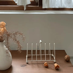 YICKYUE  -  Retro Bird Triangle Cutlery Rack Kitchen Dish Storage Organizer Home Desktop Bookshelf Dining Table Decor Household Kitchen Tool