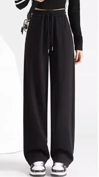 Hearujoy American Vintage Striped Slacks Y2K New Harajuku Sports Pants Men's High Street Punk Hip Hop Casual Joker Loose Wide Leg Pants