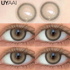 YICKYUE  -  NEW Contact Lenses Beauty Eye Color Lenses Black Lens Fashion Eye Beauty Makeup Lenses Soft and Comfortable Blue Contacts