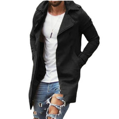 HEARUJOY  -  Spring Autumn New Fashion Turn-down Collar Long Sleeve Solid Jackets Men's Clothing Casual All-match Button Korean Coats Tops