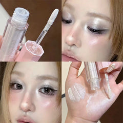 YICKYUE  -  3 Colors High Glossy Contour Liquid Blush Bronzers Highlighters Transparent Contours Three Dimensional Shimmering Skin Cosmetics