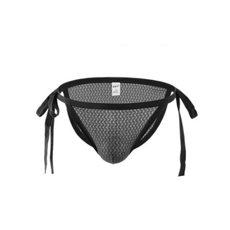 Hearujoy Sissy Underwear Man Tie Straps Gay Sexy Panties Interest Brazilian Men's Underwear Mesh Briefs Calcinha Thongs New Boxers