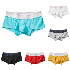HEARUJOY  -  Sports Fitness Letter Thin Hip Panties Mens Singlelayer Cotton U Sexy Lowrise Sexy Lowrise Underwear Pack For Men