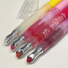 YICKYUE  -  Lips Plump Lip Gloss Serum Long-lasting Moisturizing Preventing Dryness Reducing Lip Wrinkles Lips Care Lipstick Brighten Gloss