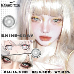 YICKYUE  -  1pair Green and Red Anime Cosplay Colored Contact Lenses for Cosplayers: Daily, Party, and Eye Beauty Makeup Contacts