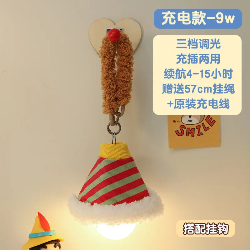 YICKYUE  -  Practical Nightlight Bed Bedroom Sleep Lights Cute Atmosphere Desk Lamps Dormitory Good Items Room Decoration Hanging Bed Lights