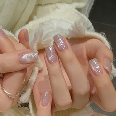 YICKYUE  -  New 10ML Velvet Snow Cat Eye Gel White Fine Glitter Sparkling Elegant Versatile Skin-Flattering Snowflake Nail Art Gel