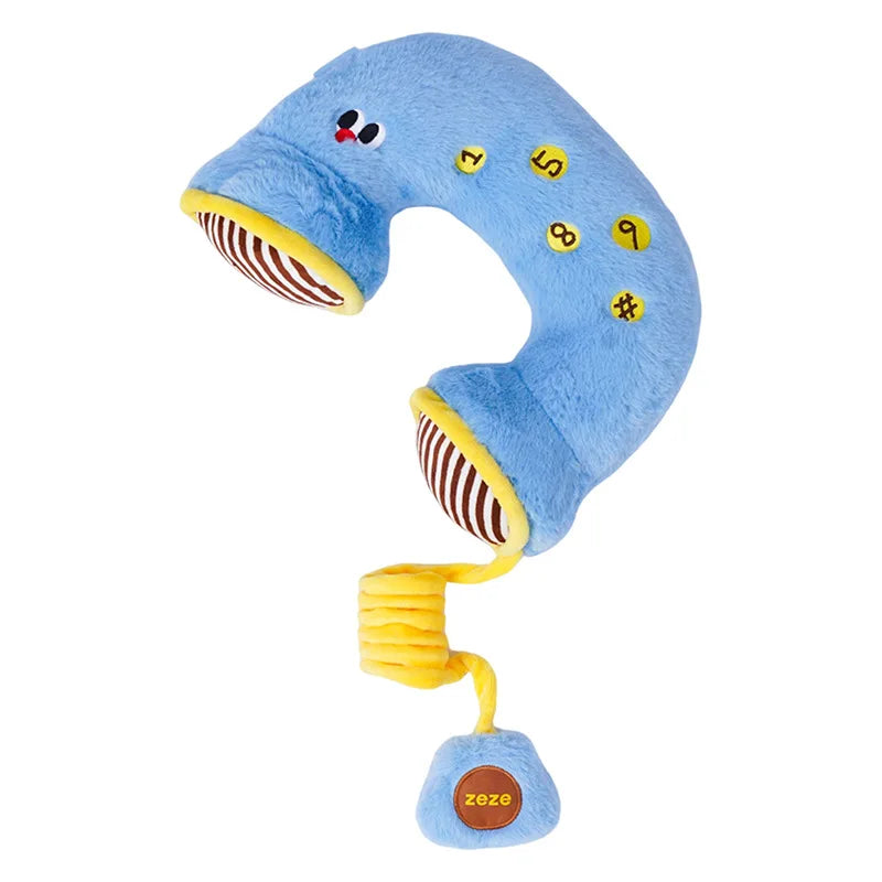 YICKYUE  -  Bite & Tug Resistant Pet Throw Pillow Toy Self-Play Boredom Relief Cat Wand for Indoor Small Medium Cats Dogs Pet Chew Toys