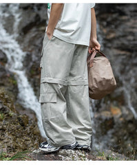 Hearujoy 2024 New Cargo Pants Men Oversize Outdoor Casual Trousers Multi Pocket Pure Cotton Jogging Pants Mans Streetwear Hip Hop