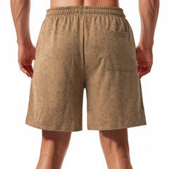 HEARUJOY  -  summer new men's loose and simple tie dye loop casual sports 5-point shorts