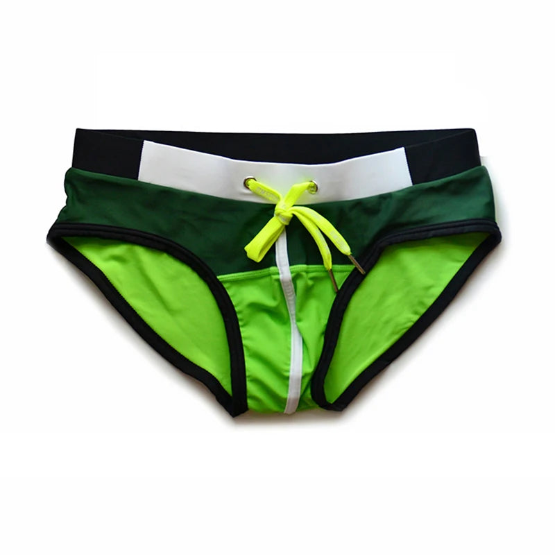 Hearujoy Men Underwear Gay Briefs Men's Swim Trunks Ropa Interior Hombre Calzoncillos Swimwear Sexy Lingerie Patchwork Cuecas Masculinas