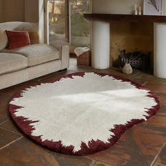 YICKYUE  -  Irregular Shape Living Room Decoration Carpet Light Luxury Rugs for Bedroom Fluffy Soft Lounge Floor Mat Thick Plush Bedside Rug