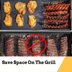 YICKYUE  -  1PCS Non-Stick BBQ Grill Grid Carbon Steel for Outdoor Camping Picnic Steak Cooking Grilling Tools Accessories