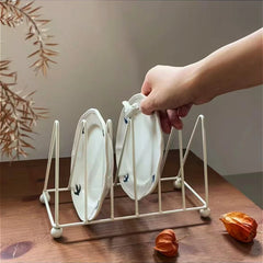 YICKYUE  -  Retro Bird Triangle Cutlery Rack Kitchen Dish Storage Organizer Home Desktop Bookshelf Dining Table Decor Household Kitchen Tool