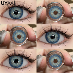 YICKYUE  -  Cosplay Contact Lenses Cosmetic Colored Pupils Hallowen Contacts Beauty Women Makeup Blue Lens Eye Contact Cosplay Pupils