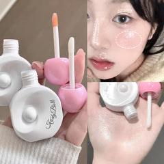 YICKYUE  -  4 Colors Shimmer Liquid Highlighter Long-lasting Face Body Eye Brightening Liquid Glitter Music Festival Party Makeup Cosmetics