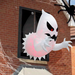 YICKYUE  -  Inflatable Ghost for Halloween, Horror Window, Foldable Balloon, Outdoor, Courtyard, Garden Decoration, Fun Party Tool, 1.4m
