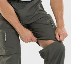 Hearujoy Summer Tactical Pants for Men Quick Drying Women Cargo Pants Waterproof Climb Trekking Camp Work Pants Detachable Stretch Shorts