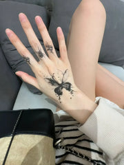 YICKYUE  -  Herbal Butterfly Temporary Tattoos for Women Man Hand Y2K Tattoo Art Waterproof Tattoo Lasting Sticker Tatuajes Temporales