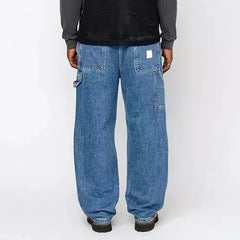 HEARUJOY  -  Men'S Loose Pants Flared Jeans Denim Pants 60s 70s Retro Trousers Bell Bottoms Jeans Fashion Street Style Ripped Skinny Jeans
