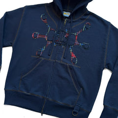 Hearujoy Vintage winter new jacket Personality design Embroidery stitching men zipper hoodie Harajuku street fashion oversized sweatshirt