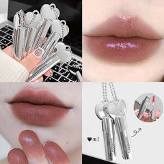 YICKYUE  -  Cappuvini Shimmer Red Brown Lip Gloss Matte Grey Pink Lip Mud Velvet Nude Lipstick Moisturizing Long Lasting Lip Glaze Cosmetics