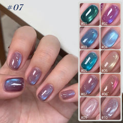 YICKYUE  -  New Iridescent Cat Eye Gel Nail Polish Butterfly Series Versatile Gel Polish for Artistic Nail Supplies