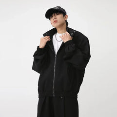 Hearujoy Sports Suits Pants Sets for Men 2 Piece Sets Couple Matching Outfits Clothing Hoodies Sweatshirt Gray Korean Streetwear