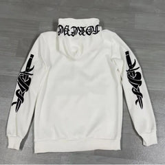 Hearujoy Heavy Industry Embroidery High Street Couple Sequined Hooded Sweater European and American Trendy Brand New Fashion Top
