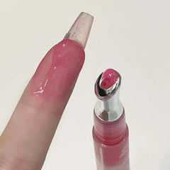 YICKYUE  -  Lips Plump Lip Gloss Serum Long-lasting Moisturizing Preventing Dryness Reducing Lip Wrinkles Lips Care Lipstick Brighten Gloss