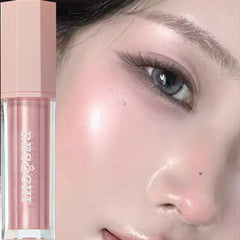 YICKYUE  -  3 Colors High Glossy Contour Liquid Blush Bronzers Highlighters Transparent Contours Three Dimensional Shimmering Skin Cosmetics
