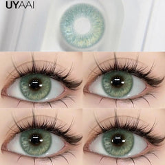 YICKYUE  -  NEW Contact Lenses Beauty Eye Color Lenses Black Lens Fashion Eye Beauty Makeup Lenses Soft and Comfortable Blue Contacts