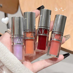 YICKYUE  -  Mirror Water Light Sparkling Lip Plumping Lip Gloss Lasting Moisturizing Jelly Glass Lip Tint Waterproof Korean Makeup Cosmetics