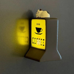 YICKYUE  -  Creative Refrigerator Sticker Convenience Store Magnetic Light Signs Display Board Luminous Light Box Model Light Box Decorative