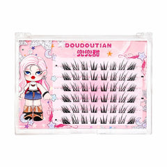 YICKYUE  -  6rows False Eyelashes Professional Eyelashes 6D Layered Synthetic Fiber Lashes C Curl For Photography Makeup Natural Lightweight