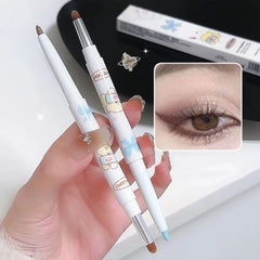 YICKYUE  -  Glitter Eyeshadow Eyeliner Gel Pen Waterproof Not Blooming Quick Drying Eye Liner Pencil Highlight Tea Brown Eye Liner Makeup