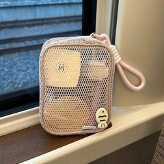 YICKYUE  -  Female Cosmetic Bag Canvas Wash Toiletry Bag Purse Large Women Travel Makeup Storage Case Organizer for Cosmetics Phone