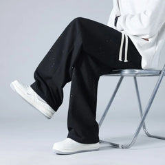 HEARUJOY  -  Men's Outdoor Printed Trendy Comfortable Straight Leg Pants Are Comfortable Versatile Breathable High-quality Straight Leg Pants