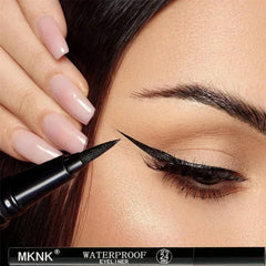 YICKYUE  -  1/2 PCS Black Quick-Dry Eyeliner Pencil - 24H Lasting Smooth Matte Waterproof Anti-Smudge Liquid Eyeliner Makeup for Eyes
