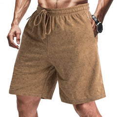 HEARUJOY  -  summer new men's loose and simple tie dye loop casual sports 5-point shorts