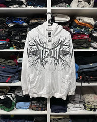 Hearujoy Vintage Graphics Print Woman Hoodie Y2k Grunge Emo Zip Up Sweatshirts Coat Gothic Harajuku Goth Kpop Kawaii Grunge Clothes