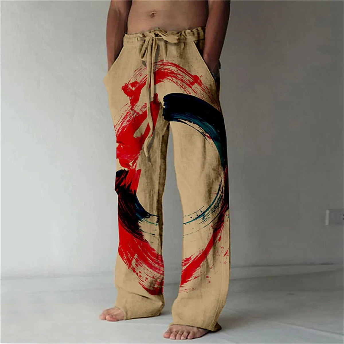 HEARUJOY  -  Work Cargo Trousers Male Men'S Sweatpants Pants Soft Comfy Loose Fit Wide Leg Trousers Sports Running Roupas Masculinas