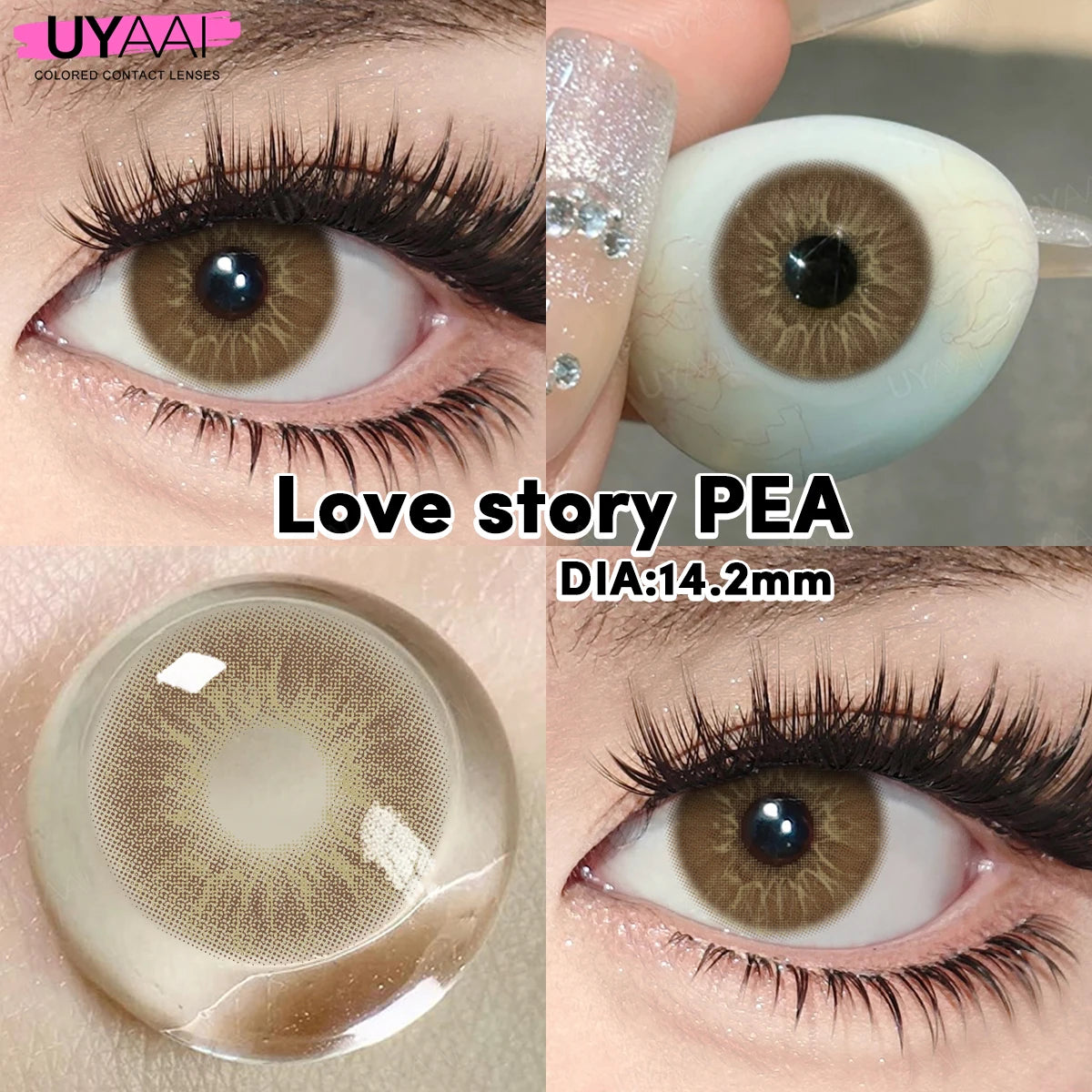 YICKYUE  -  1 Pair Cleopatra Pupils Lens Yearly  For Eyes Blue Green Contact LensNatural Len Colorcon High Quality Lense