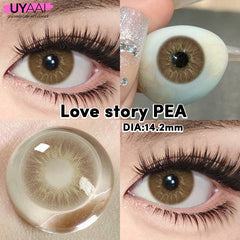 YICKYUE  -  1 Pair Cleopatra Pupils Lens Yearly  For Eyes Blue Green Contact LensNatural Len Colorcon High Quality Lense