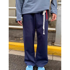 HEARUJOY  -  American Sle Loose Drapey Sport Pants for Men Casual Street Dance Wide Leg Sweatpants Straight Cut Trousers Trendy