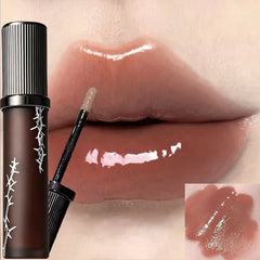 YICKYUE  -  Kobeleen Diamond Shining Water Gloss Mirror Lip Gloss Lasting Moisturizing Easy To Color Do Not Stick To Daily Lipstick Cosmetic